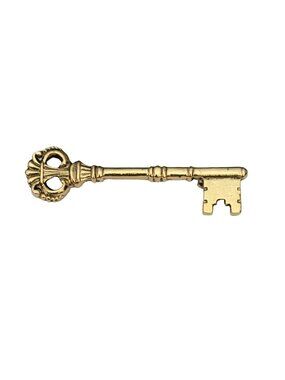 1928 Jewelry Co. Gold Tone Skeleton Key Brooch Pin